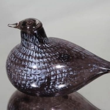 Nuutajärvi koristelintu, Verkkolintu, suunnittelija Oiva Toikka, Verkkolintu, suuri, signeerattu