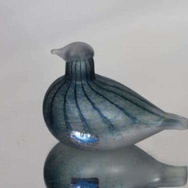 Nuutajärvi koristelintu, Lintu, suunnittelija Oiva Toikka, Lintu, pieni, signeerattu, matta