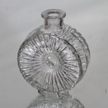 Riihimäen lasi Aurinkopullo koristepullo, koko 1/4, suunnittelija Helena Tynell, koko 1/4, pieni