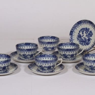 kahvikupit, 6 kpl, suunnittelija , kuparipainokoriste