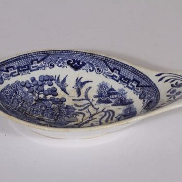 Arabia Willow vihannesastia, sininen, suunnittelija , kuparipainokoriste