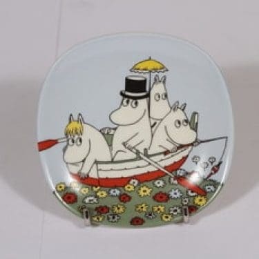 Arabia Muumi koristelautanen, Muumiperhe, suunnittelija , Muumiperhe, pieni, muumi-aihe