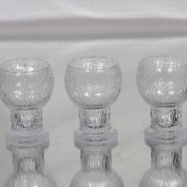 Iittala Kekkerit lasit, 5 cl, 4 kpl, suunnittelija Timo Sarpaneva, 5 cl