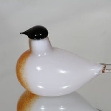 Nuutajärvi koristelintu, Kyyhky, suunnittelija Oiva Toikka, Kyyhky, pieni, signeerattu