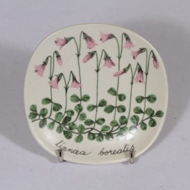 Arabia Botanica koristelautanen, Vanamo, suunnittelija , Vanamo, pieni, serikuva