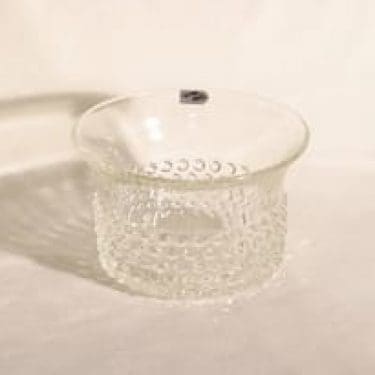 Nuutajärvi Näppyläkulho kulho, kirkas, suunnittelija Saara Hopea,