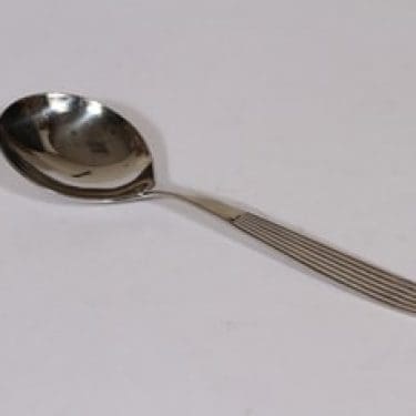 Hackman Scandia lusikka, teräs, suunnittelija Kaj Franck, teräs, suuri