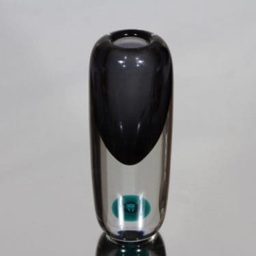 Nuutajärvi Kupla taide-esine, signeerattu, suunnittelija Saara Hopea, signeerattu, pieni