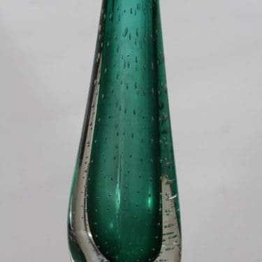 Humppila maljakko, vihreä, suunnittelija Mikko Helander,