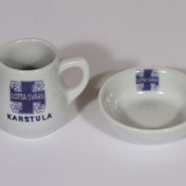 Arabia Lotta-Svärd sokerikko ja kermakko, suunnittelija , siirtokuva