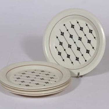 Arabia Kartano lautaset, 5 kpl, suunnittelija , pieni, serikuva