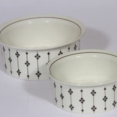 Arabia Kartano vuoat, 2 kpl, suunnittelija , pieni, serikuva