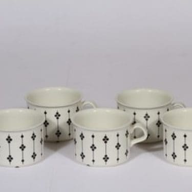 Arabia Kartano teekupit, 5 kpl, suunnittelija , serikuva