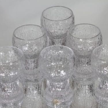 Iittala Kekkerit lasit, 5 cl, 6 kpl, suunnittelija Timo Sarpaneva, 5 cl