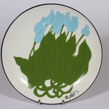 Arabia koristelautanen, Floria Sylvia, suunnittelija Howard Smith, Floria Sylvia, serikuva