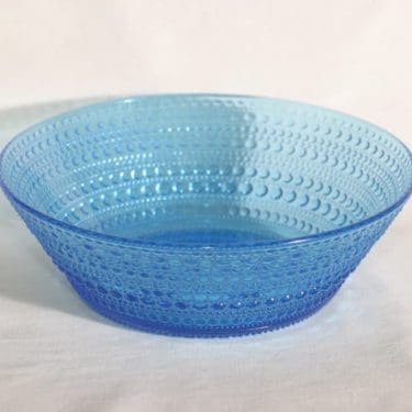 Nuutajärvi Kastehelmi kulho, 2 l, suunnittelija Oiva Toikka, 2 l