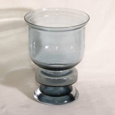 Riihimäen lasi Ella maljakko, siniharmaa, suunnittelija Nanny Still,