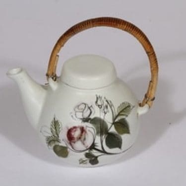 Arabia Kukka teekaadin, käsinmaalattu, suunnittelija , käsinmaalattu, pieni, mattalasite, signeerattu