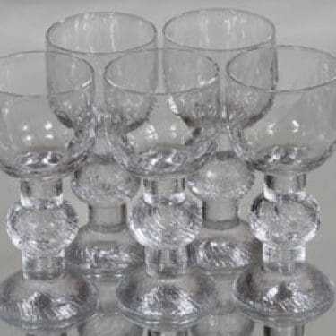 Iittala Ritari lasit, 16 cl, 5 kpl, suunnittelija Timo Sarpaneva, 16 cl
