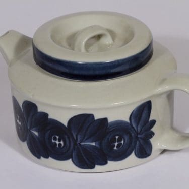 Arabia Anemone teekaadin, käsin maalattu, suunnittelija Ulla Procope, käsin maalattu