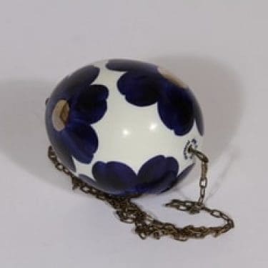 Arabia koriste-esine, käsinmaalattu, suunnittelija Gunvor Olin-Grönqvist, käsinmaalattu, signeerattu