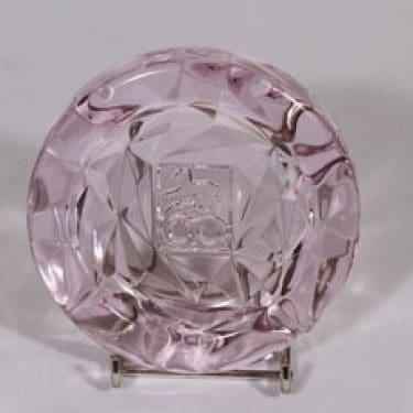 Riihimäen lasi 60 vuotta tuhka-astia, lila, suunnittelija ,