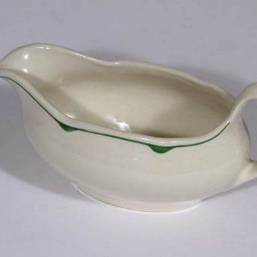 Arabia Pekka kastikekaadin, vihreä, suunnittelija , raitakoriste