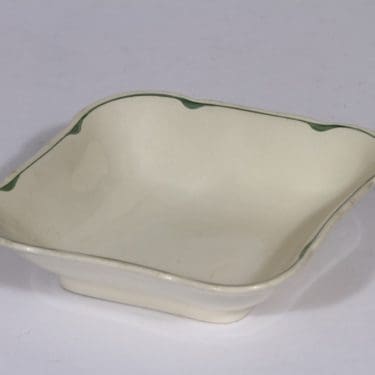 Arabia Pekka kulho, vihreä, suunnittelija , raitakoriste