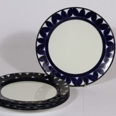 Arabia Sotka lautaset, matala, 5 kpl, suunnittelija , matala, käsinmaalattu