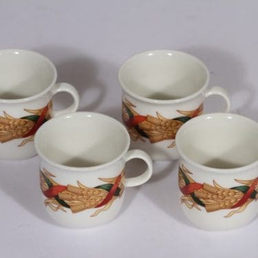 Arabia Santa Acrtica glogimukit, 4 kpl, suunnittelija , serikuva, jouluaihe