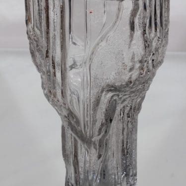 Iittala Marmora maljakko, signeerattu, suunnittelija Tapio Wirkkala, signeerattu, suuri, massiivinen