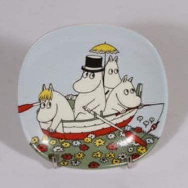 Arabia Muumi koristelautanen, Muumiperhe, suunnittelija , Muumiperhe, pieni, serikuva