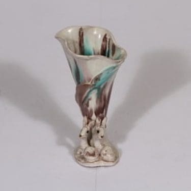 Kupittaan savi koriste-esine, käsinmaalattu, suunnittelija , käsinmaalattu, signeerattu