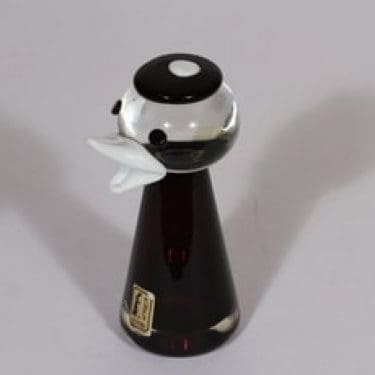 Kumela Lättähattu koriste-esine, signeerattu, suunnittelija Armando Jacobino, signeerattu