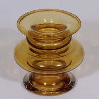 Riihimäen lasi Tornado maljakko, signeerattu, suunnittelija Tamara Aladin, signeerattu