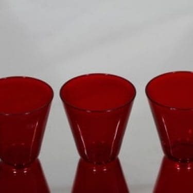 Nuutajärvi Kartio lasit, 20 cl, 3 kpl, suunnittelija Kaj Franck, 20 cl