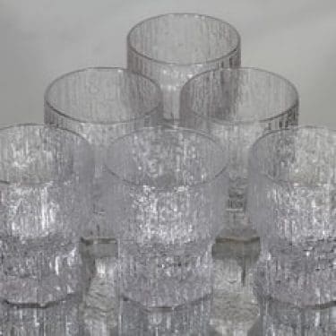 Iittala Aslak lasit, 13 cl, 6 kpl, suunnittelija Tapio Wirkkala, 13 cl