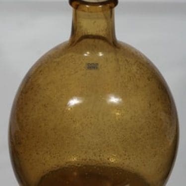 Nuutajärvi Sargasso koristepullo, signeerattu, suunnittelija Kaj Franck, signeerattu, suuri