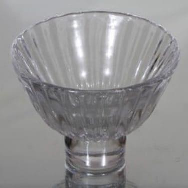 Riihimäen lasi maljakko, signeerattu, suunnittelija Helena Tynell, signeerattu