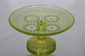 Riihimäen lasi Grapponia vati, jalallinen, suunnittelija Nanny Still, jalallinen