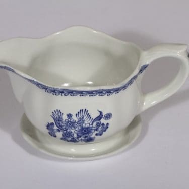 Arabia Suomen kukka kastikekaadin, sininen, suunnittelija , kuparipainokoriste