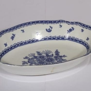 Arabia Suomen kukka kulho, sininen, suunnittelija , kuparipainokoriste