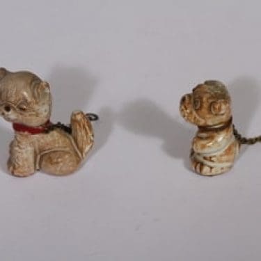 Svante Turunen figuurit, käsinmaalattu, 2 kpl, suunnittelija , käsinmaalattu, pieni