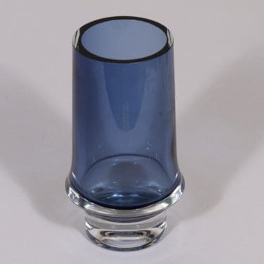 Iittala 3581 maljakko, signeerattu, suunnittelija Tapio Wirkkala, signeerattu