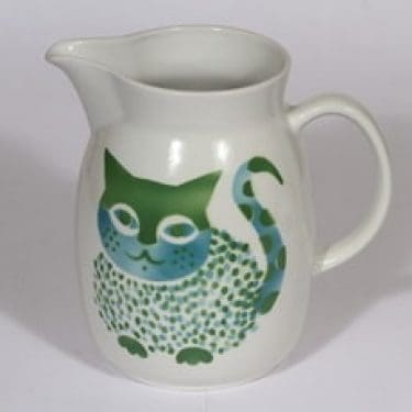 Arabia Kissa kaadin, 2 l, suunnittelija , 2 l, suuri, puhalluskoriste, retro