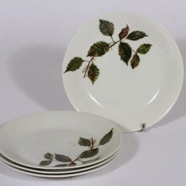 Arabia Ruusu leivoslautaset, 4 kpl, suunnittelija , serikuva