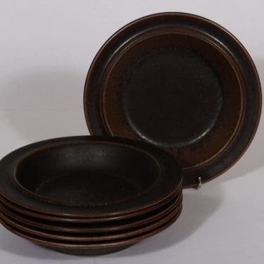 Arabia Ruska lautaset, syvä, 6 kpl, suunnittelija Ulla Procope, syvä