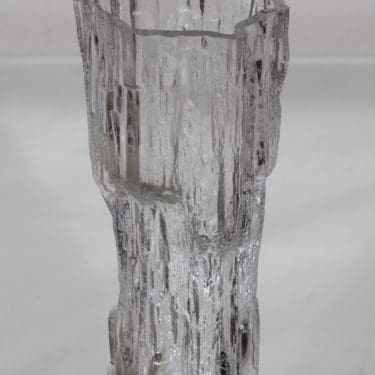 Iittala Avena maljakko, kirkas, suunnittelija Tapio Wirkkala, suuri