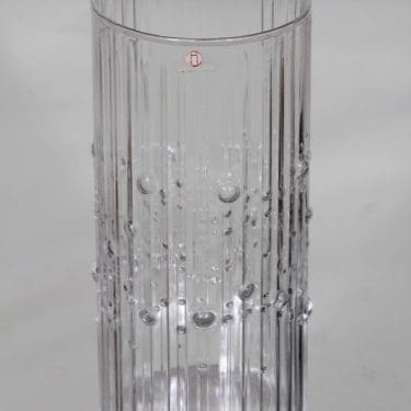 Iittala Mesi maljakko, kirkas, suunnittelija Tapio Wirkkala,