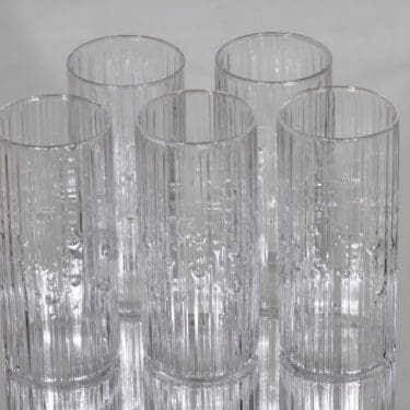 Iittala Mesi juomalasit, kirkas, 5 kpl, suunnittelija Tapio Wirkkala,